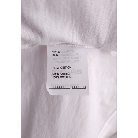 Random Identities Short Sleeve T-Shirt Size M Mens White Tee $220 - Picture 8 of 9
